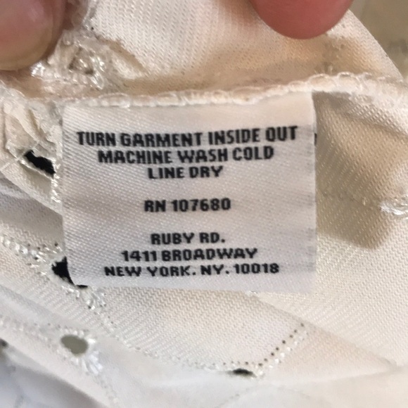 🌟 Ruby Rd. White Eyelet Jacket - Picture 9 of 9